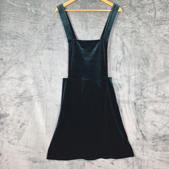 SHEIN Dresses & Skirts - Womens Dress 3XL Green Holiday Overall Skirtall Jumper Whimsigoth Goth Grunge